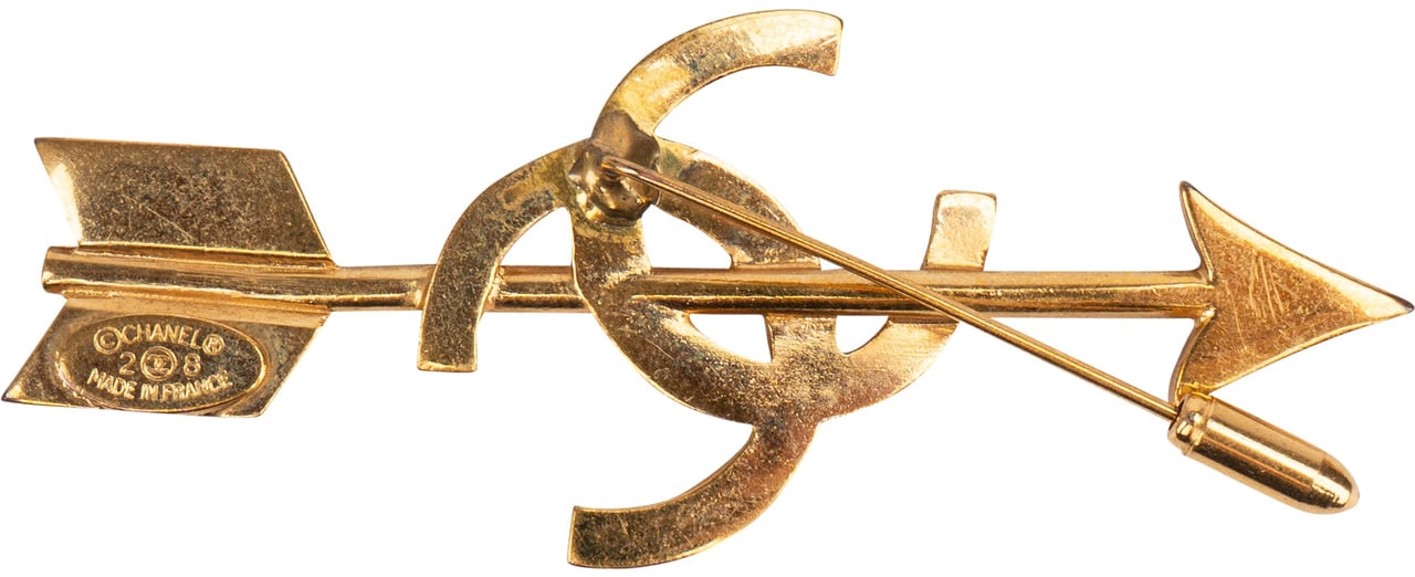 Chanel Chanel Golden Arrow Pin Brooch Divers