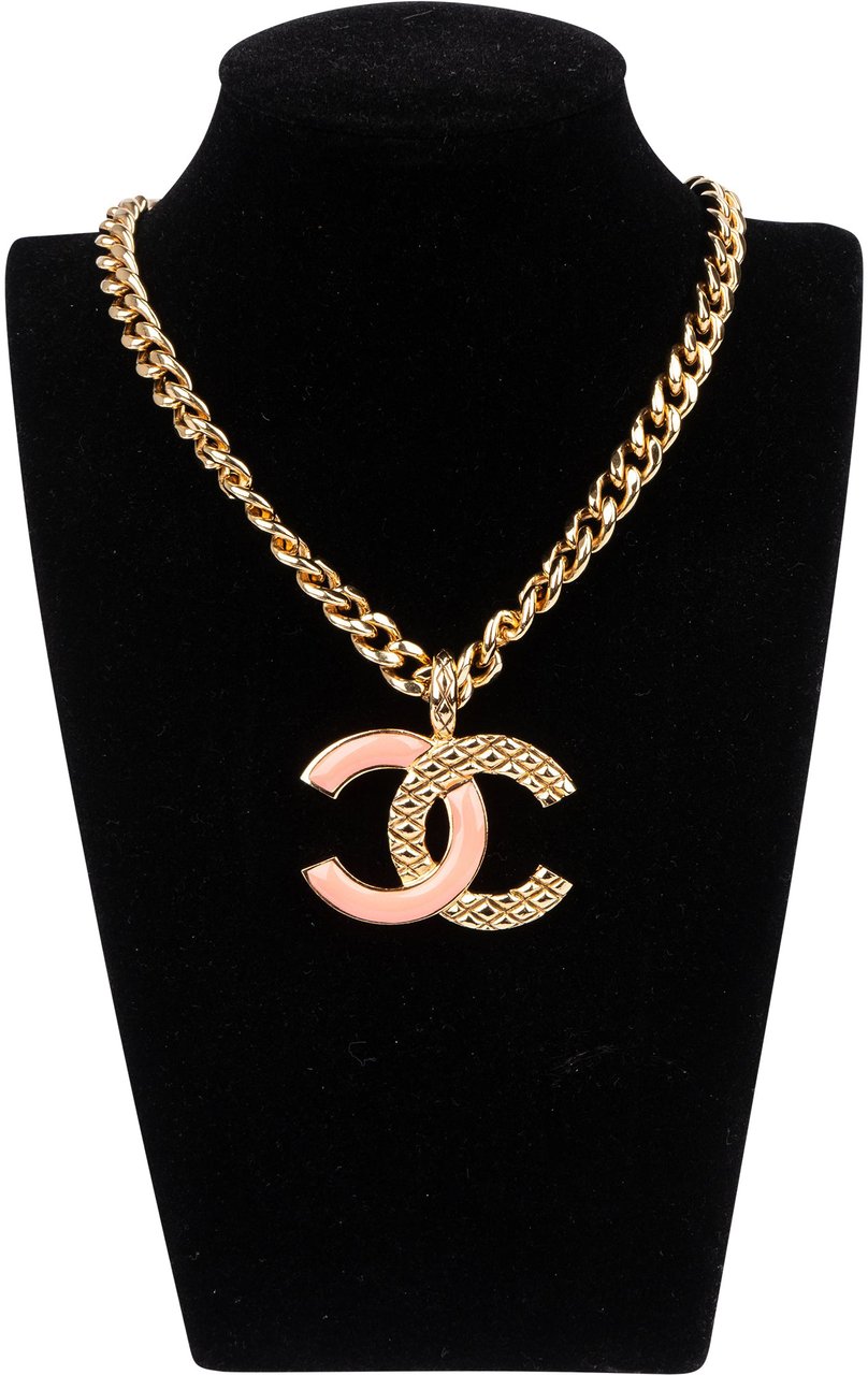 Chanel Chanel Golden Emaille CC Necklace Divers