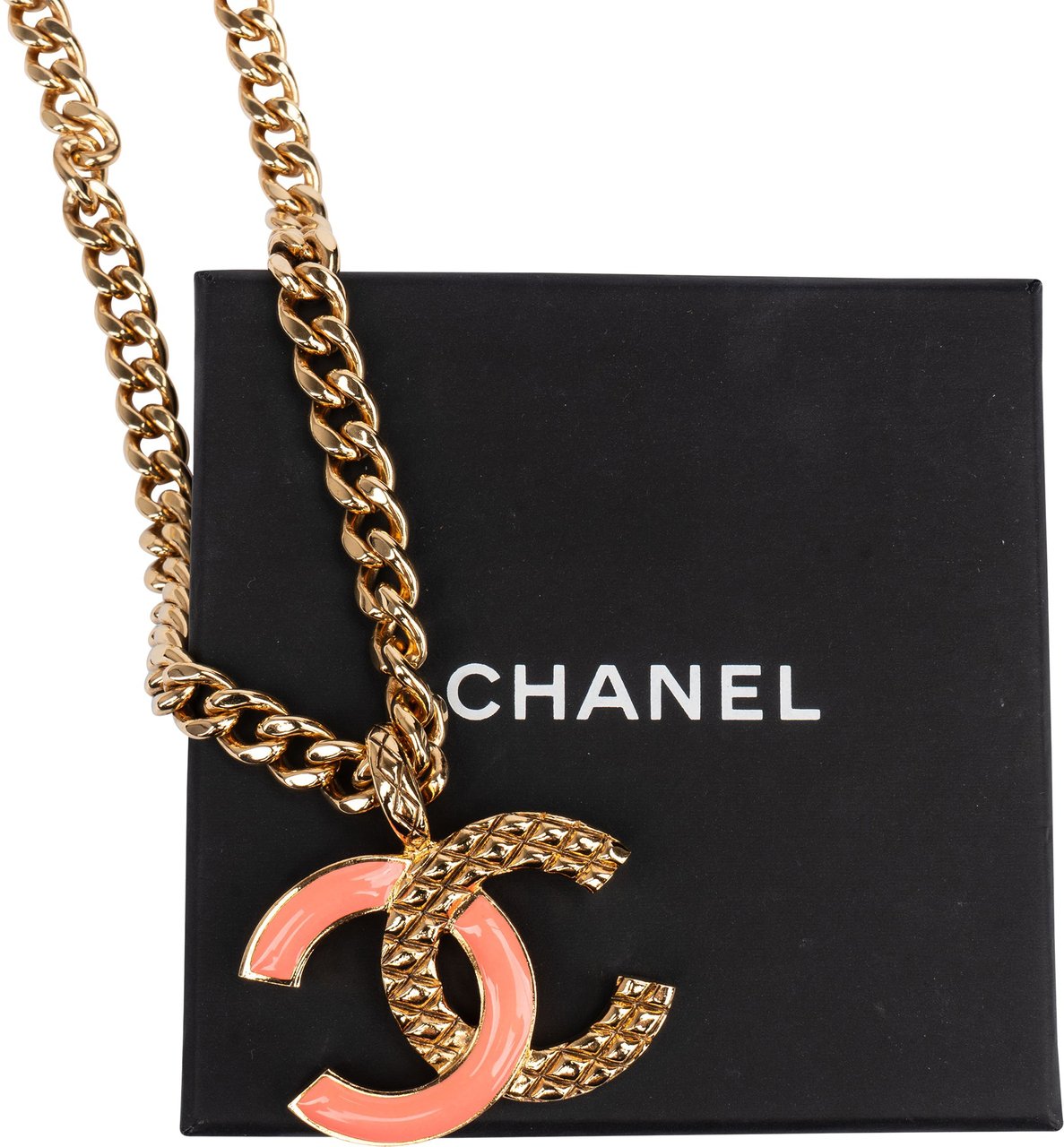 Chanel Chanel Golden Emaille CC Necklace Divers