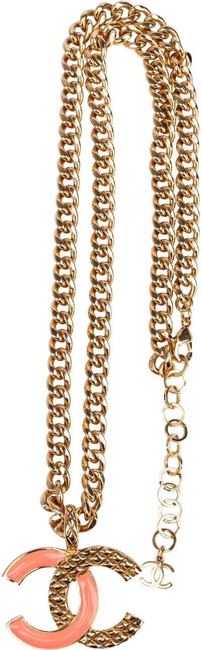 Chanel Chanel Golden Emaille CC Necklace Divers