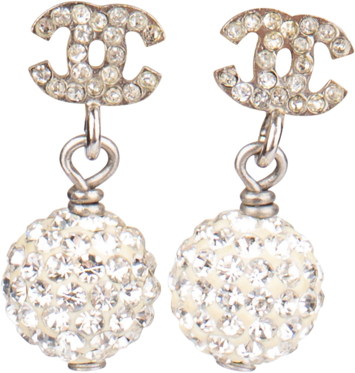 Chanel Chanel Crystal CC Earrings Divers