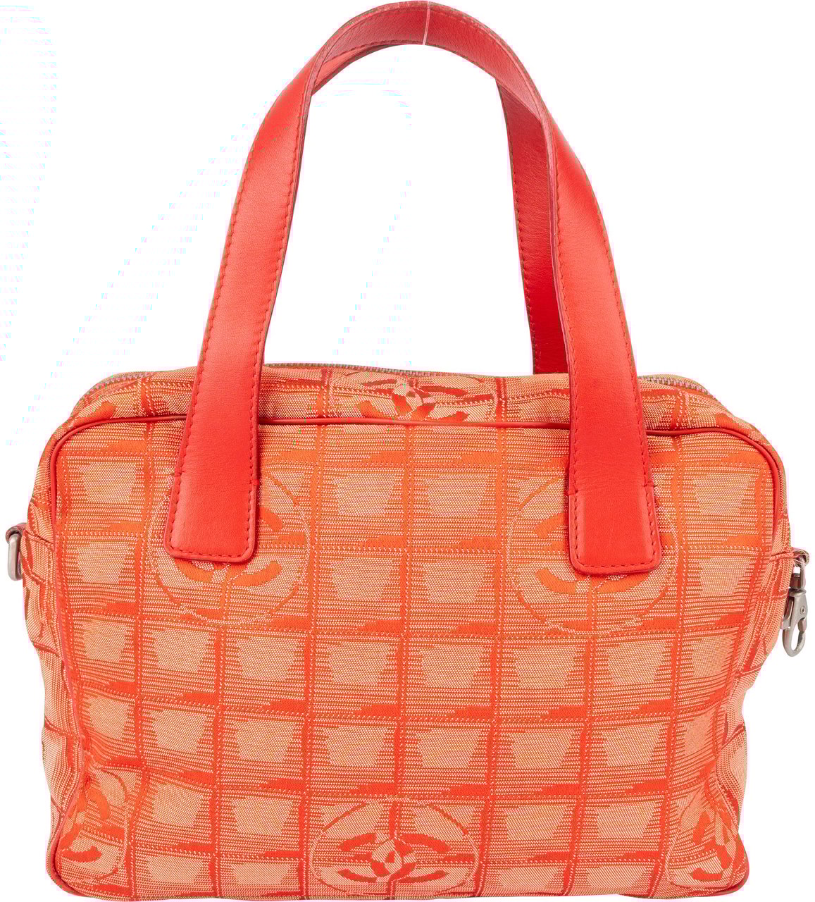 Chanel Chanel Travel Line Monogram Handbag Rood