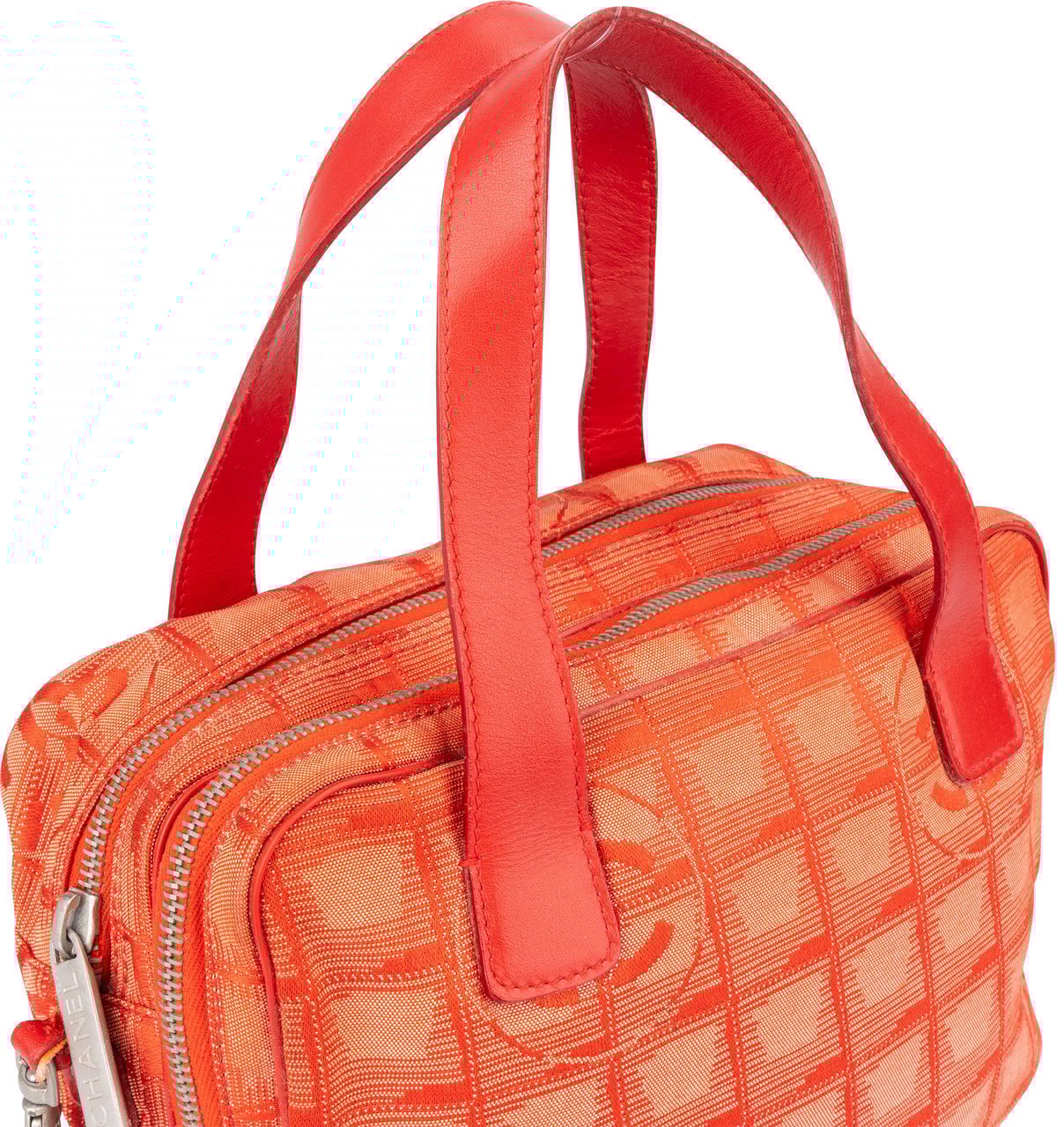 Chanel Chanel Travel Line Monogram Handbag Rood