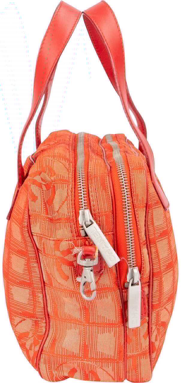 Chanel Chanel Travel Line Monogram Handbag Rood