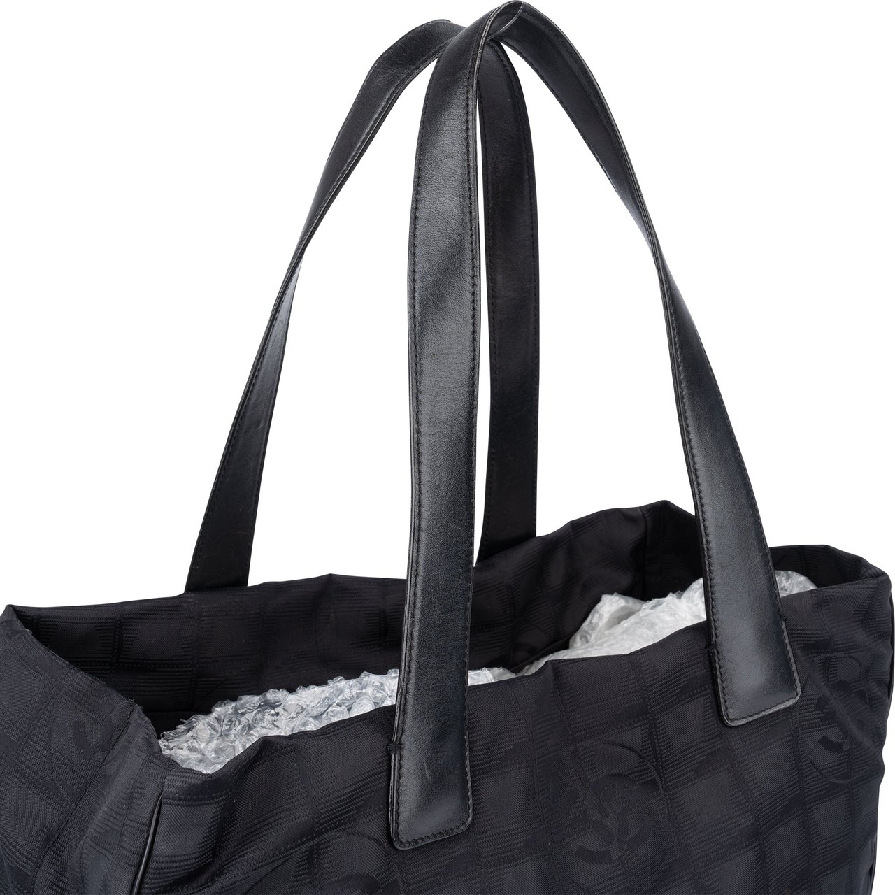 Chanel Chanel Travel Line Monogram Handbag Zwart
