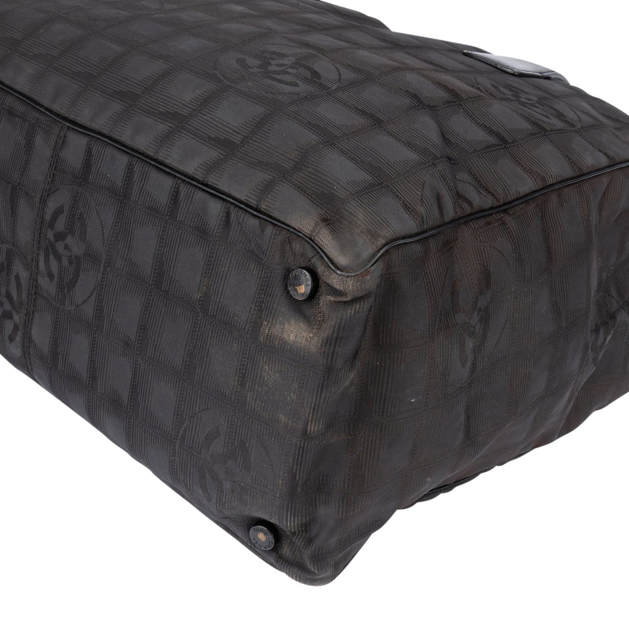 Chanel Chanel Travel Line Monogram Handbag Zwart