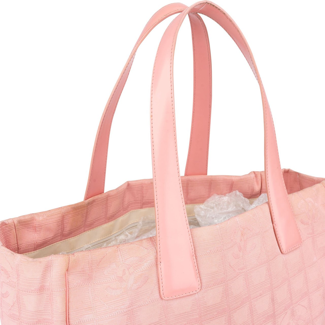 Chanel Chanel Travel Line Monogram Handbag Roze