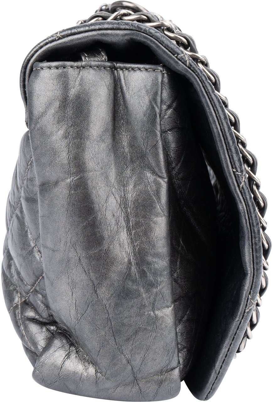 Chanel Chanel Quilted Lambskin Single Flap Shoulder Bag Divers