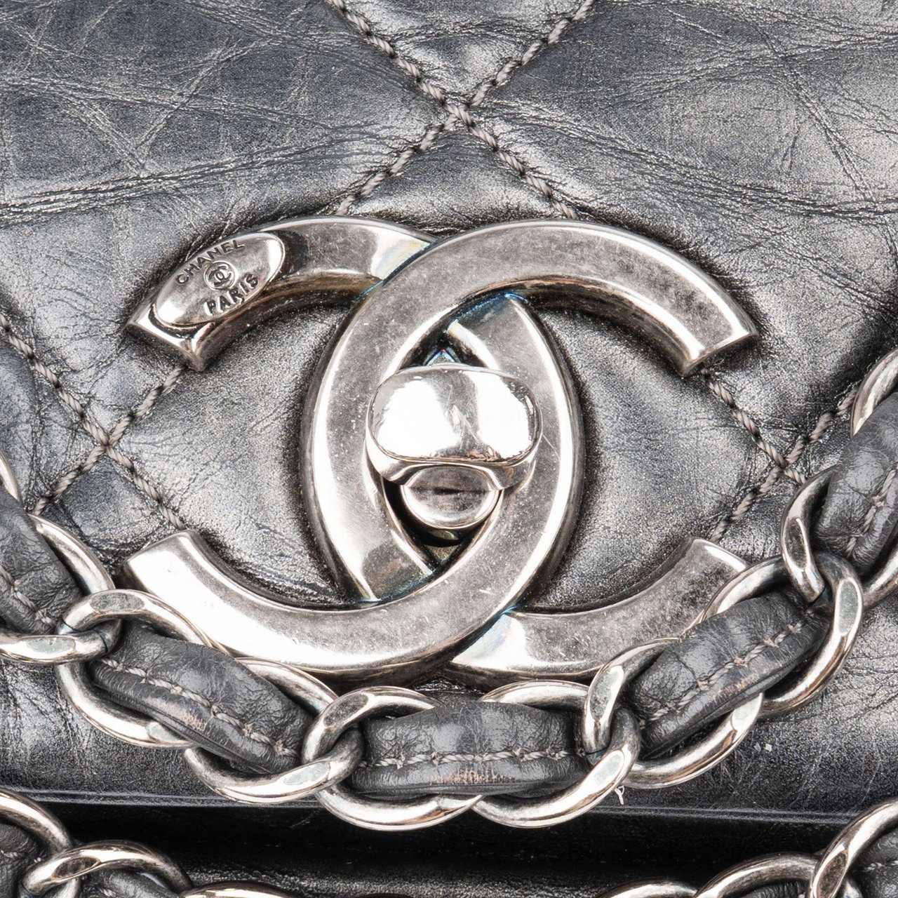 Chanel Chanel Quilted Lambskin Single Flap Shoulder Bag Divers