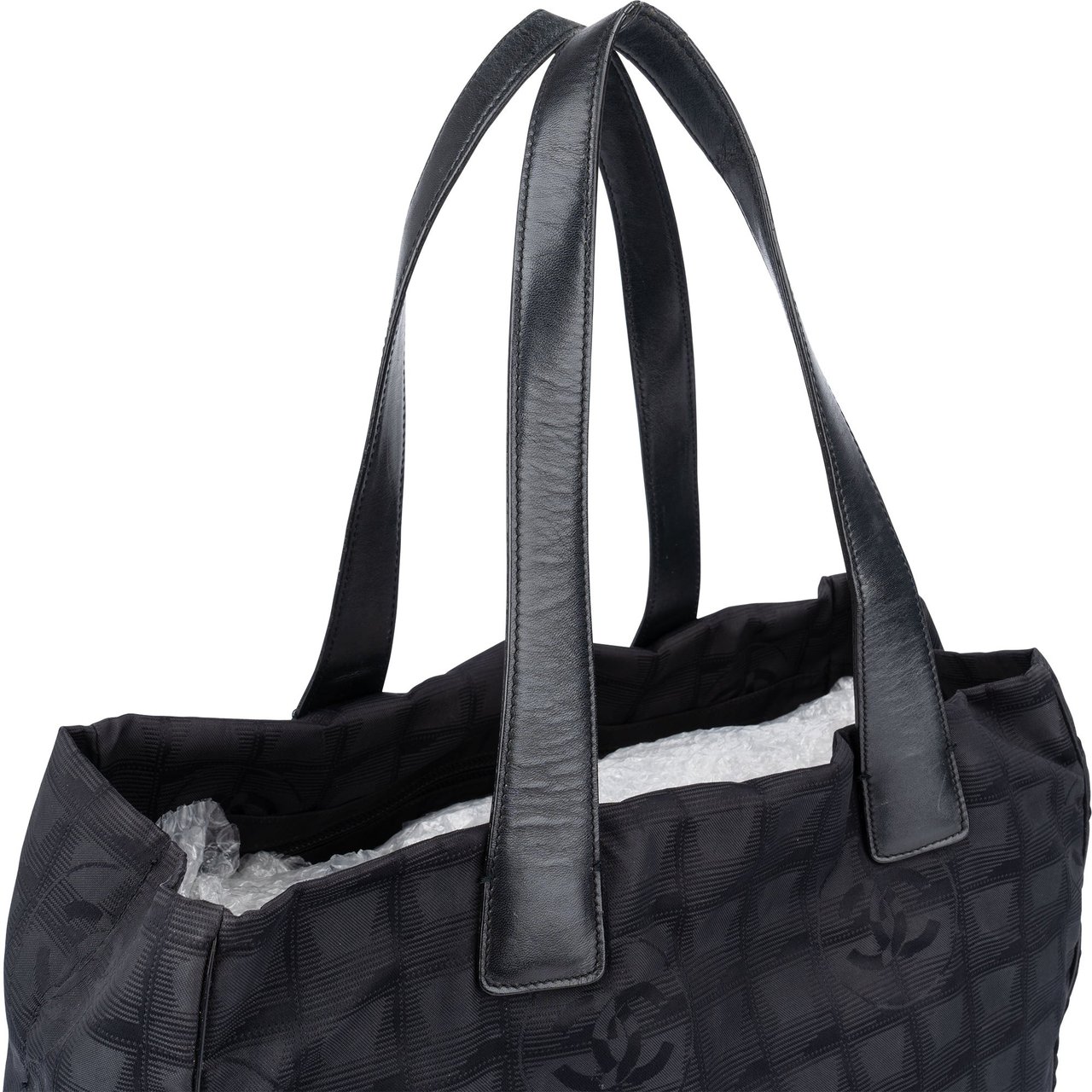 Chanel Chanel Travel Line Monogram Handbag Zwart