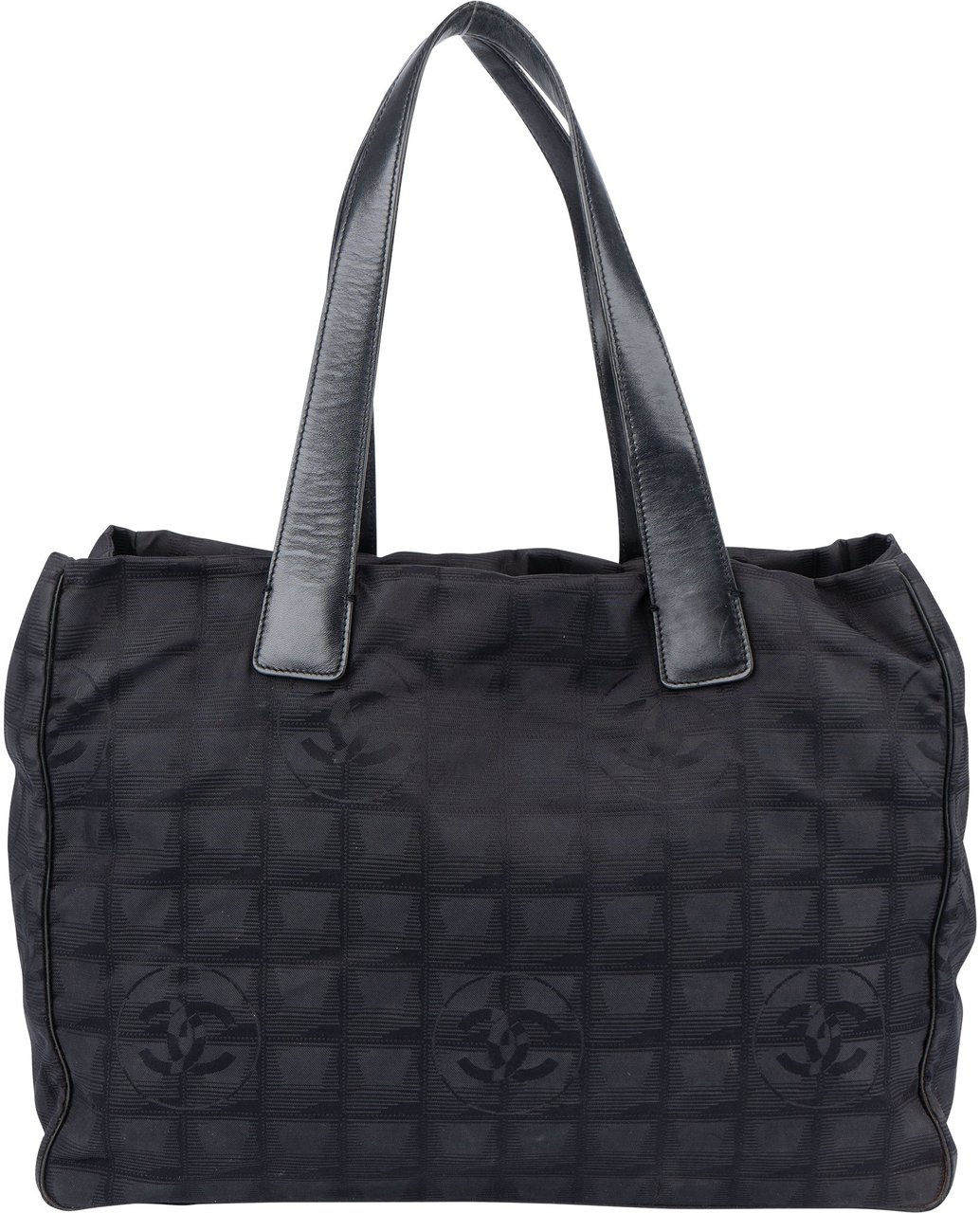 Chanel Chanel Travel Line Monogram Handbag Zwart