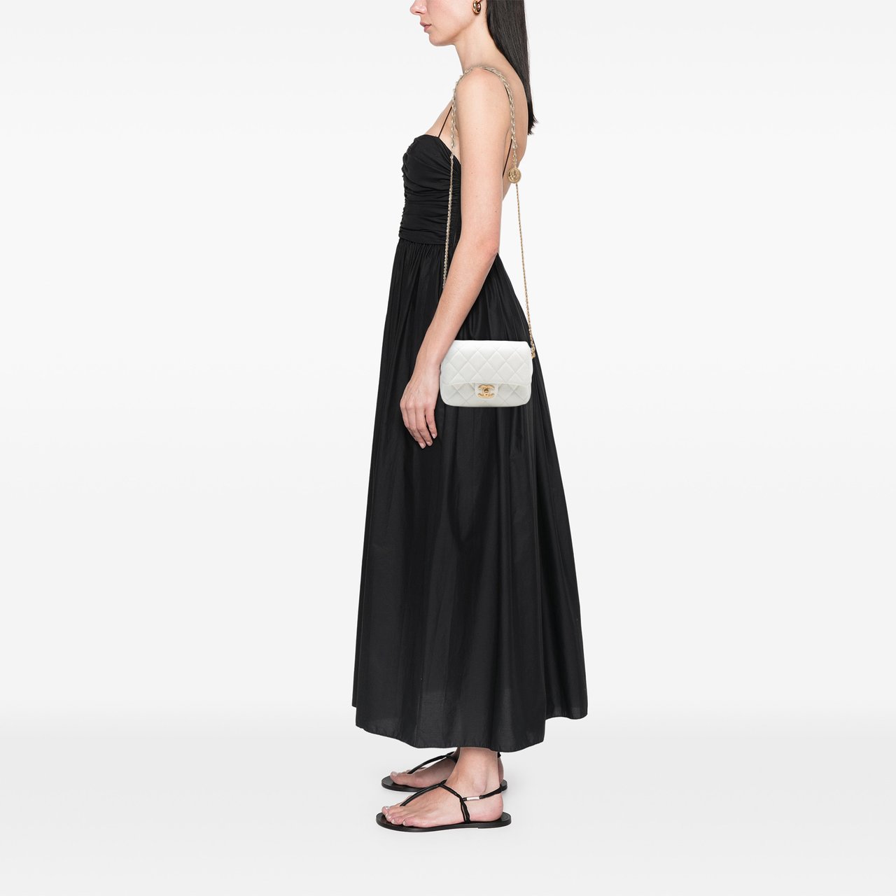 Chanel Mini Quilted Caviar Chain Soul Flap Wit