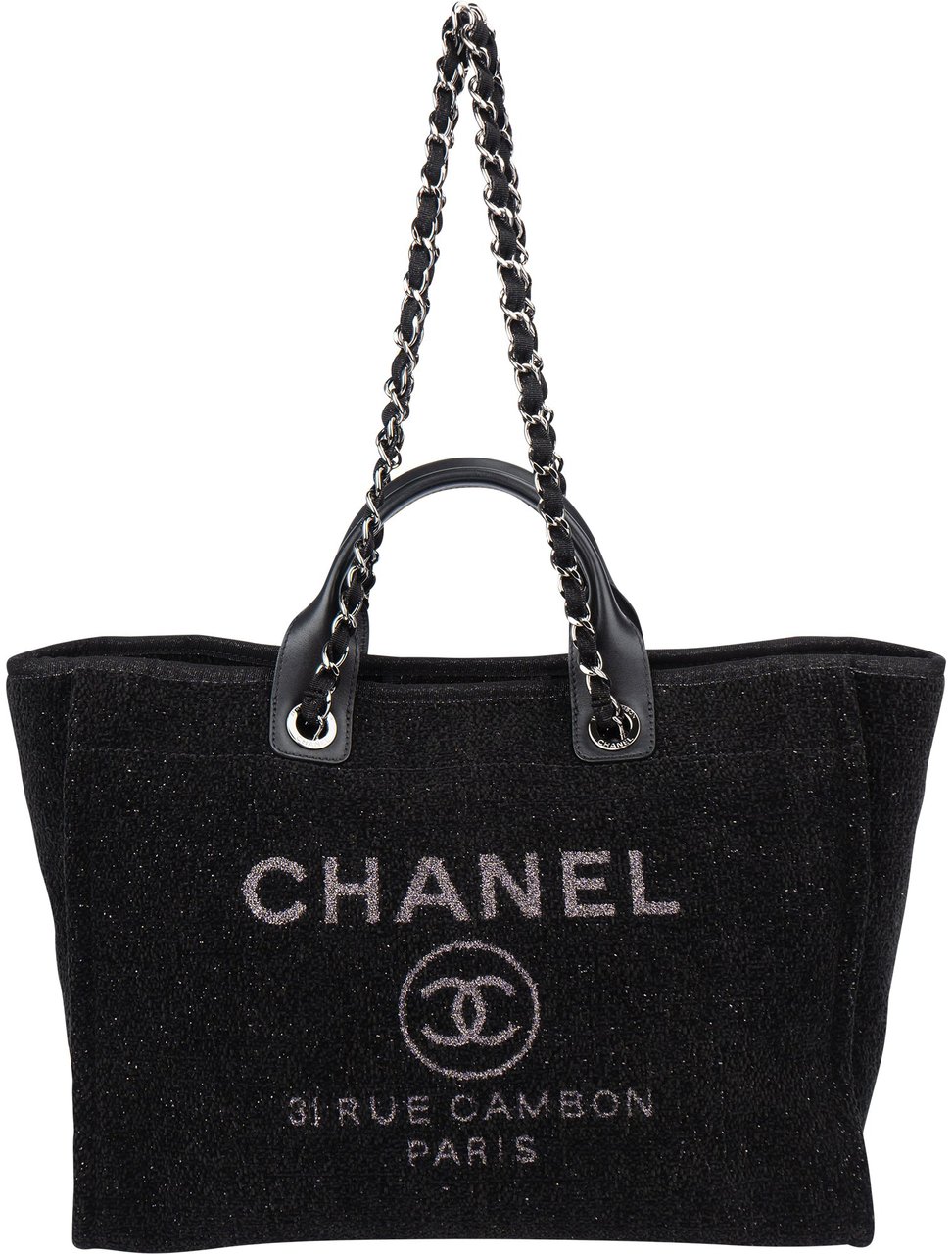 Chanel Chanel Glitter Tweed Deauville Handbag Divers