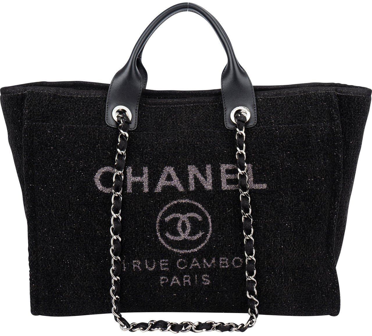 Chanel Chanel Glitter Tweed Deauville Handbag Divers