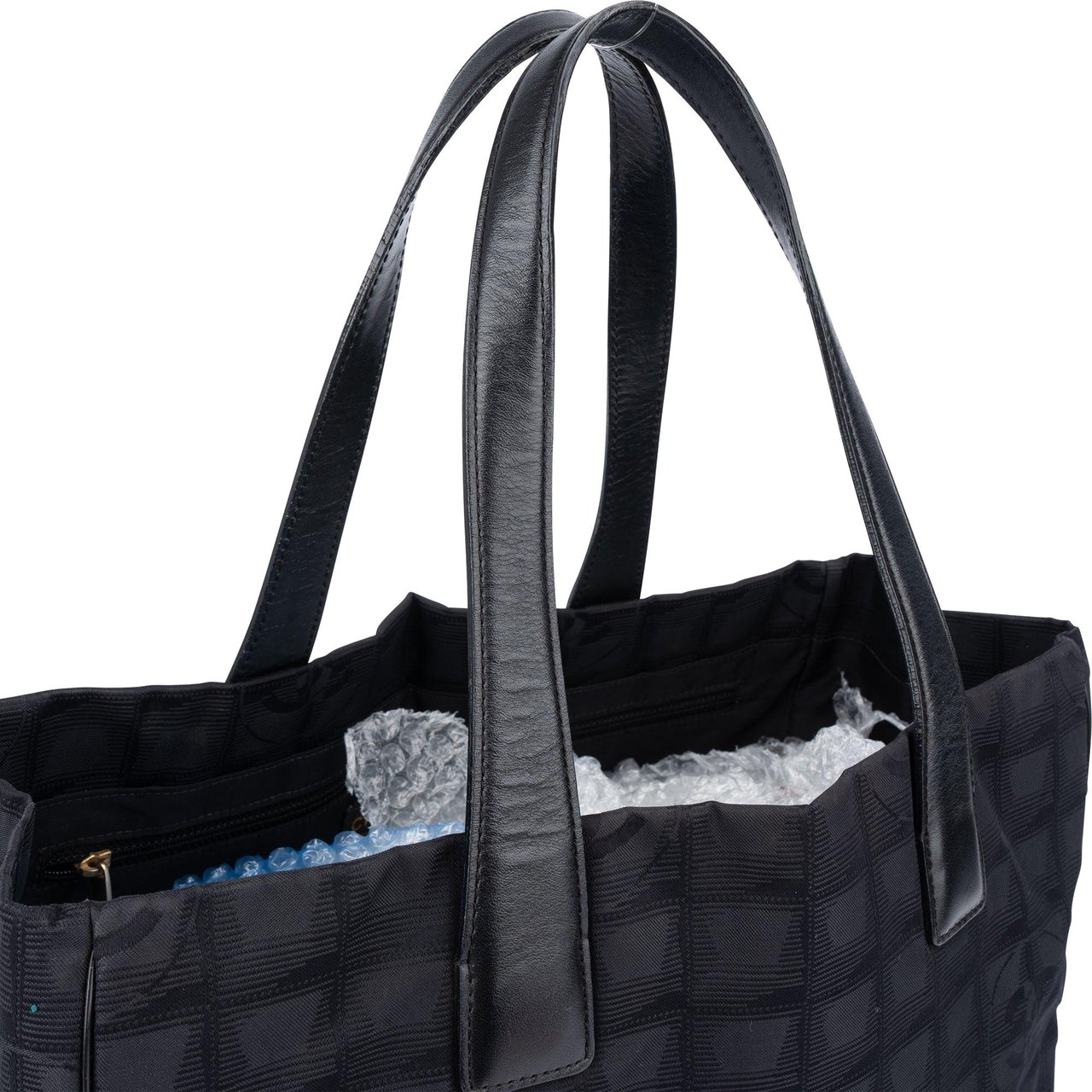 Chanel Chanel Travel Line Monogram Handbag Zwart