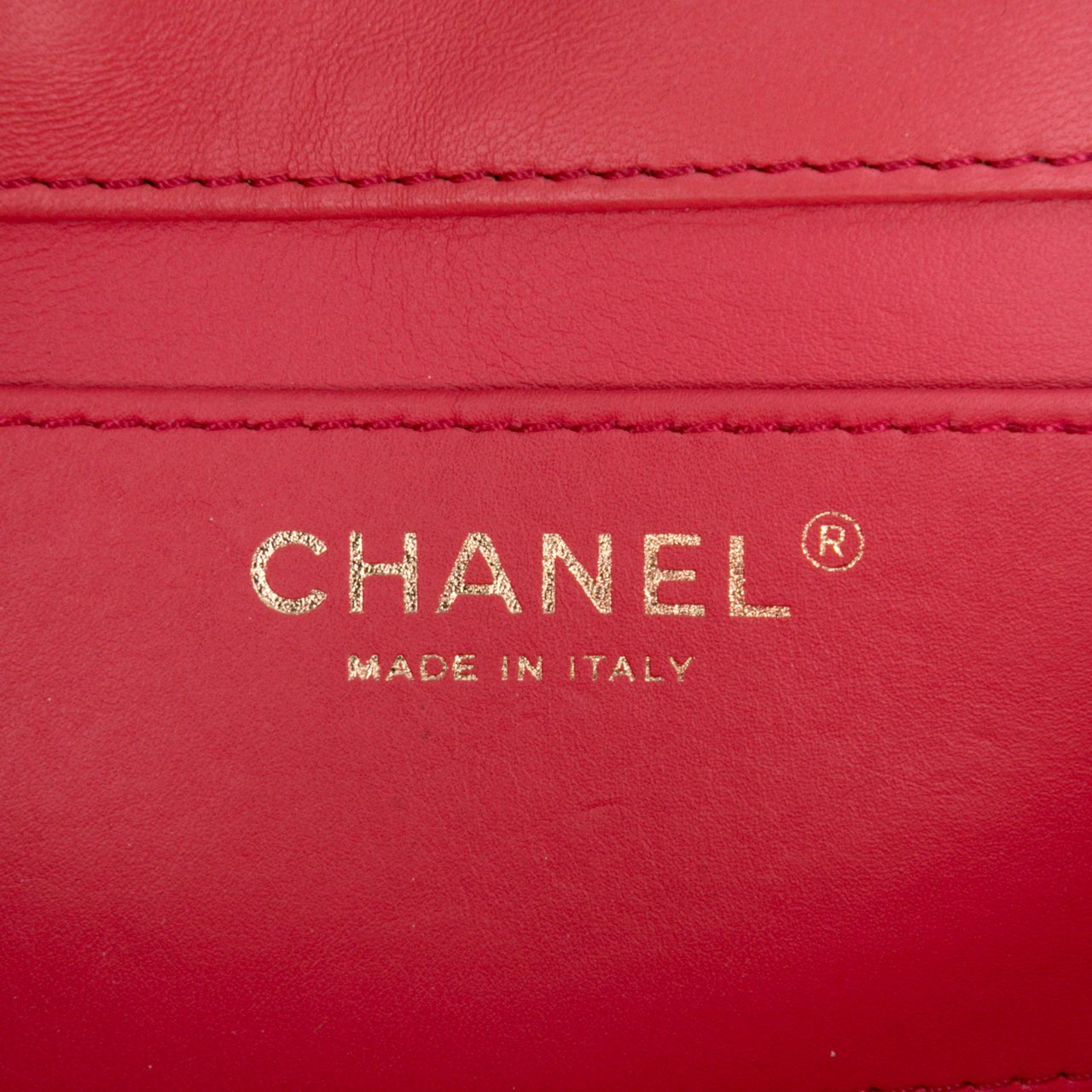 Chanel Quilted Lambskin Pearl Chain East West Single Flap Roze