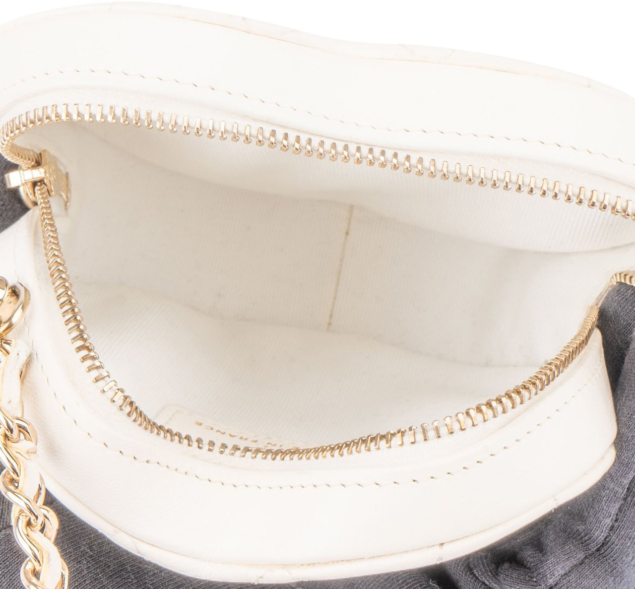 Chanel Chanel Quilted Lambskin Mini Love Heart Crossbody Bag Wit