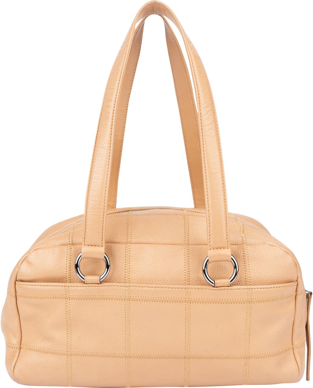 Chanel Chanel Caviar Leather Chocolate Bar Shoulder Bag Beige