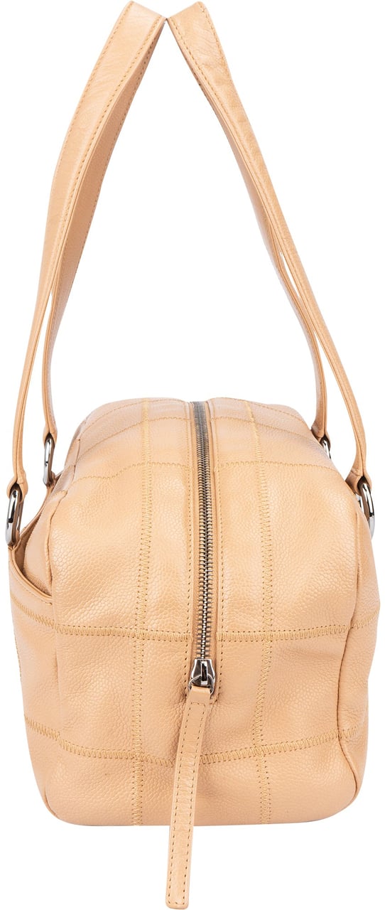 Chanel Chanel Caviar Leather Chocolate Bar Shoulder Bag Beige