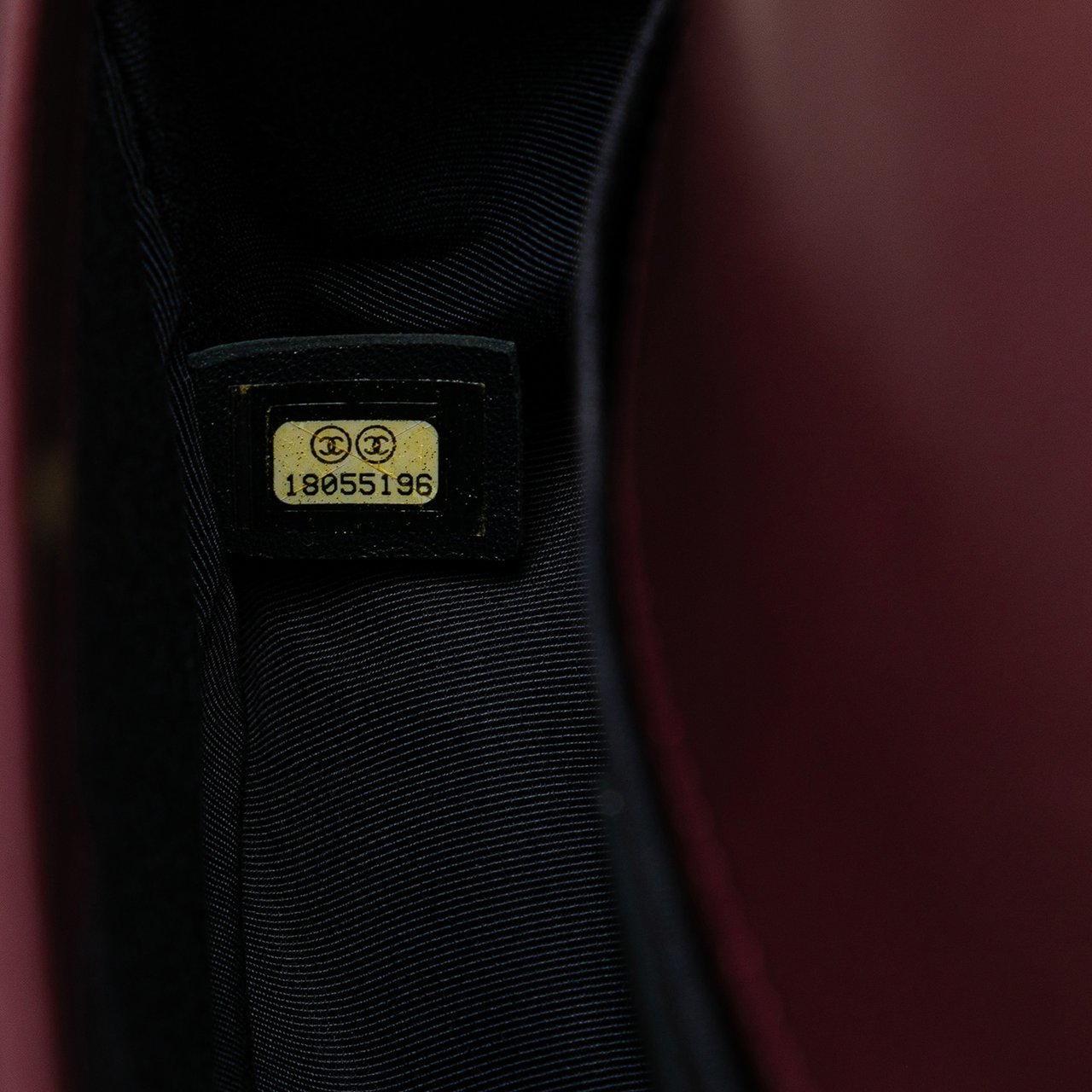 Chanel Old Medium Velvet and Tweed Boy Flap Rood