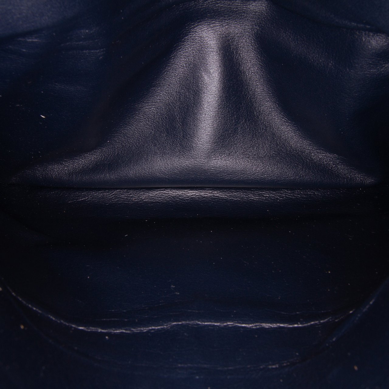 Chanel Medium Classic Patent Double Flap Blauw