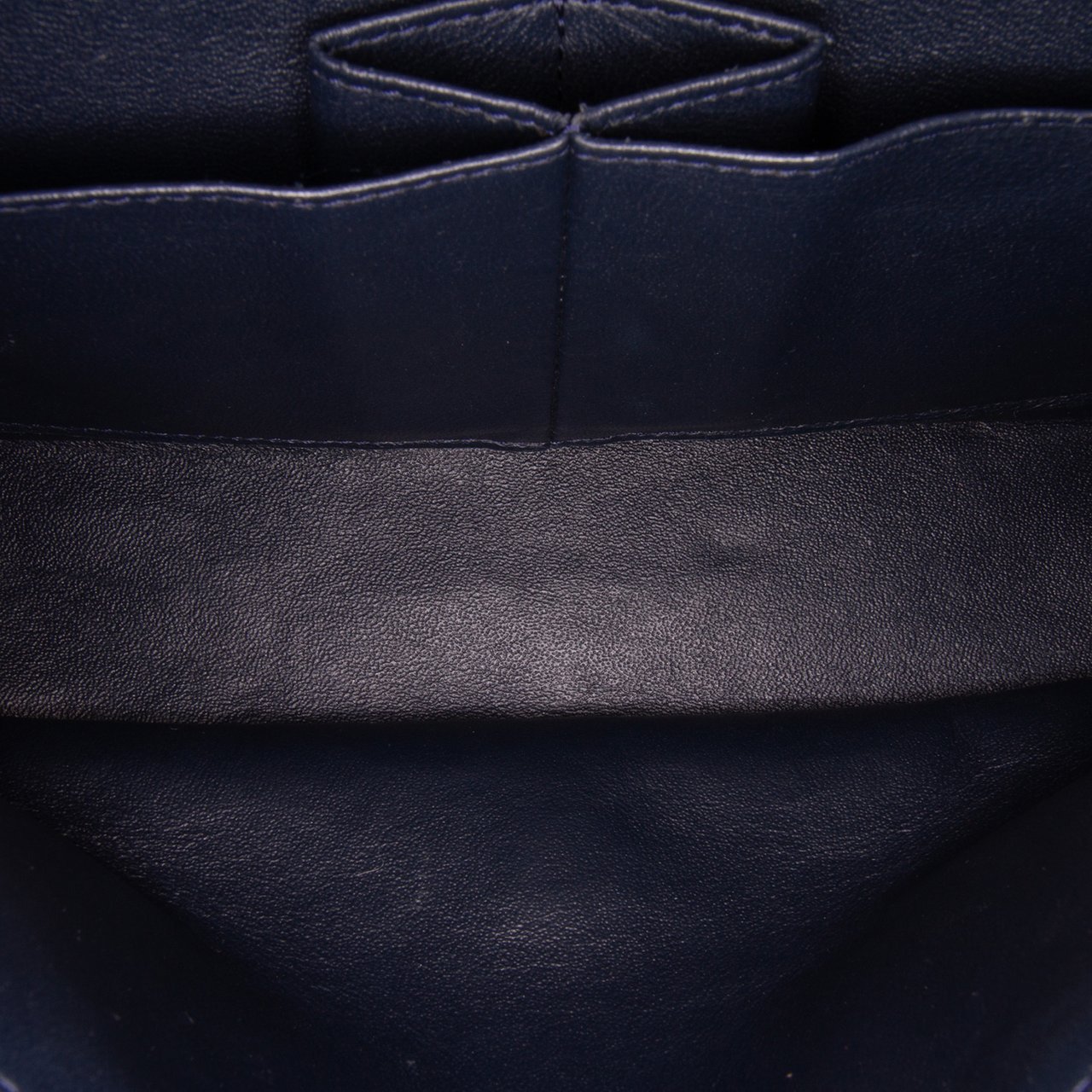 Chanel Medium Classic Patent Double Flap Blauw