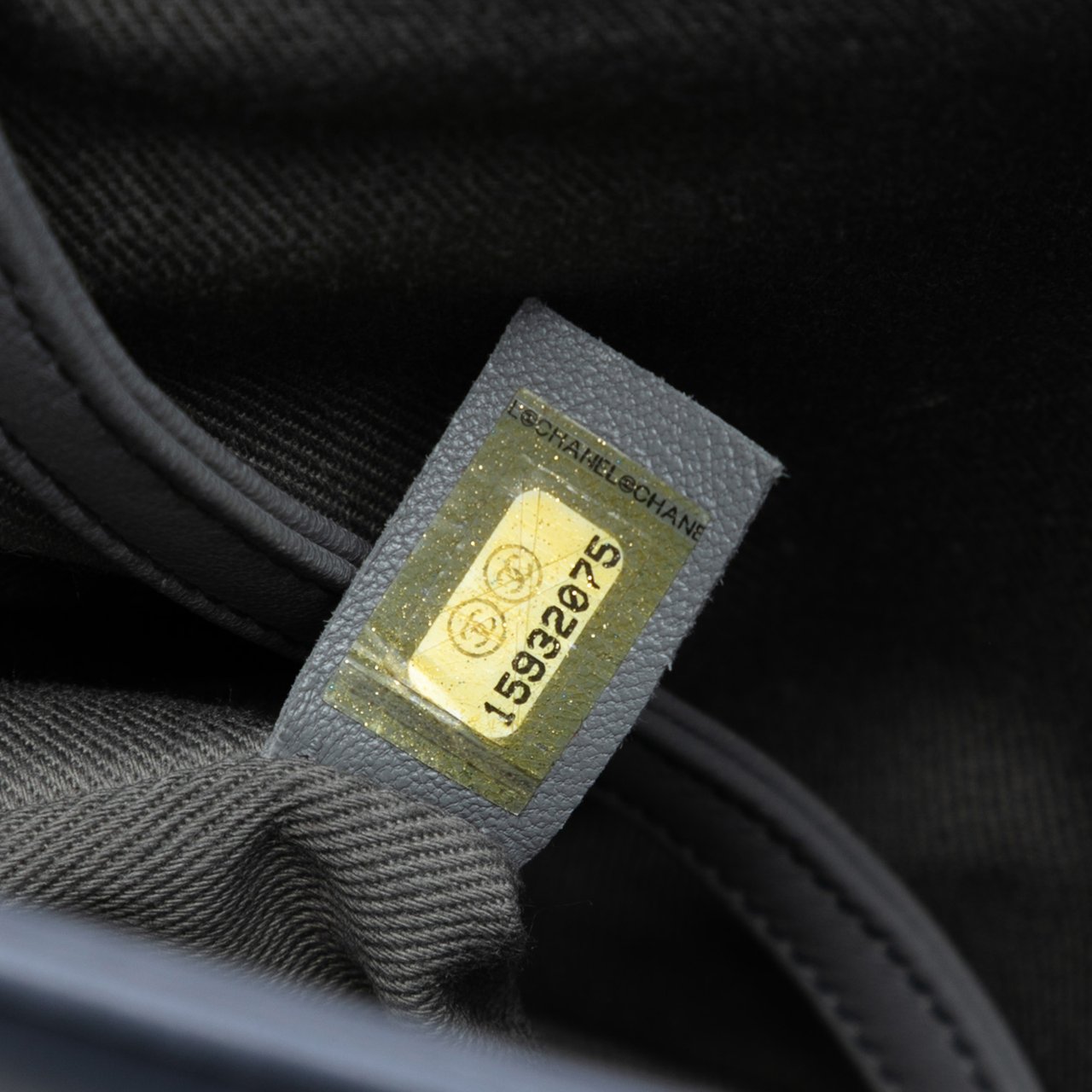 Chanel Large Quilted Lambskin Boy Flap Grijs