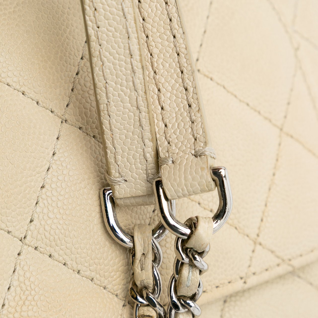 Chanel Small Quilted Caviar Urban Companion Flap Bruin