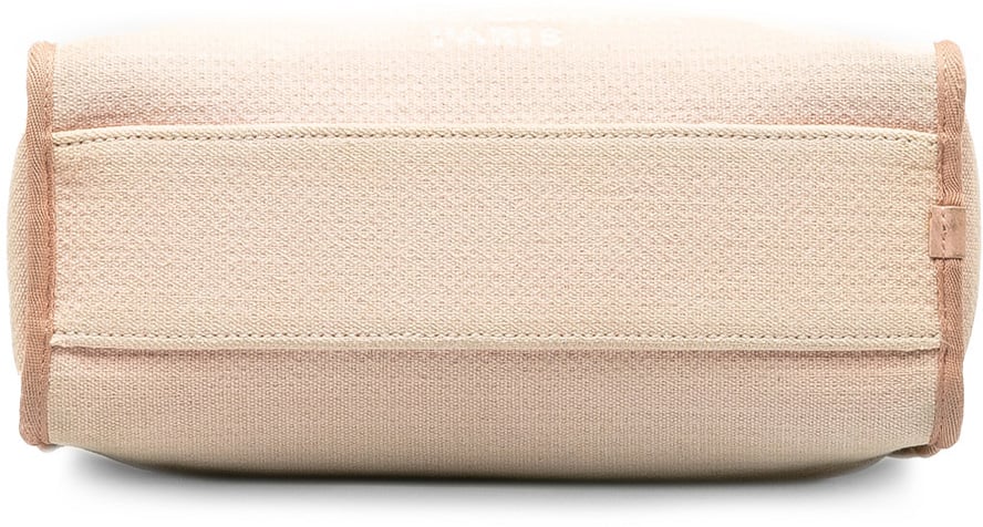 Chanel Small Canvas Deauville Bowling Bag Roze