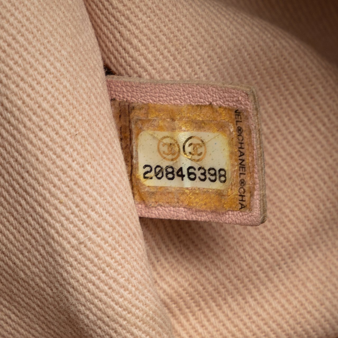 Chanel Small Canvas Deauville Bowling Bag Roze