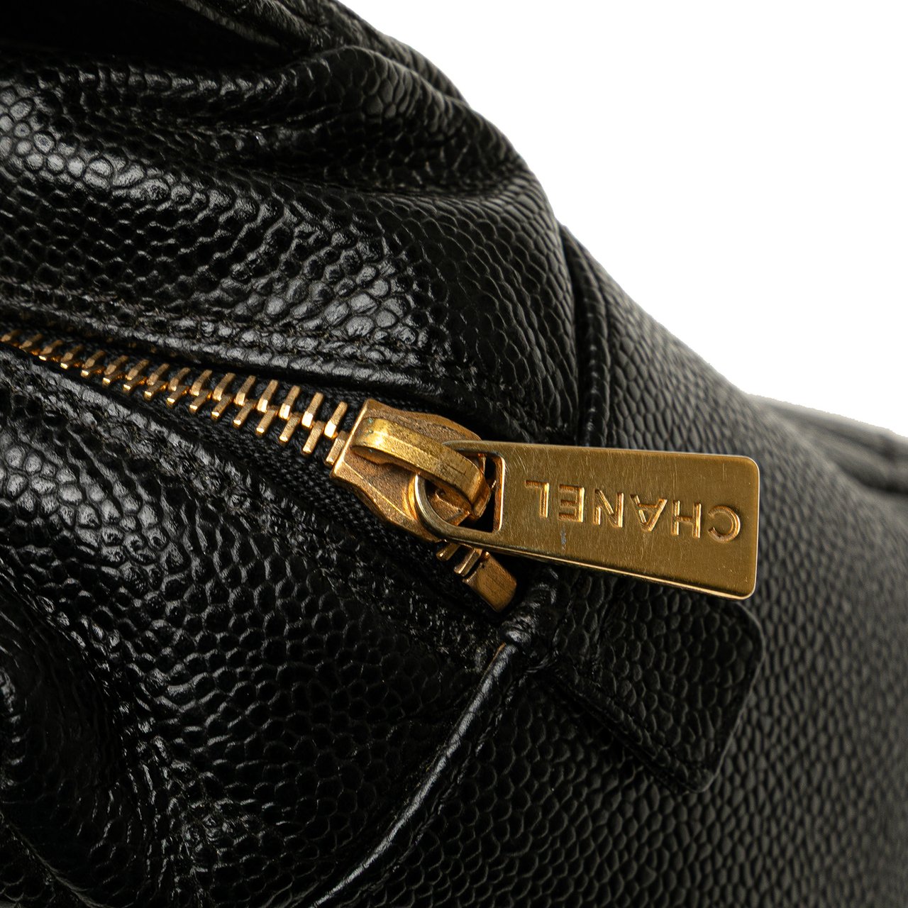 Chanel Petite Caviar Timeless Tote Zwart