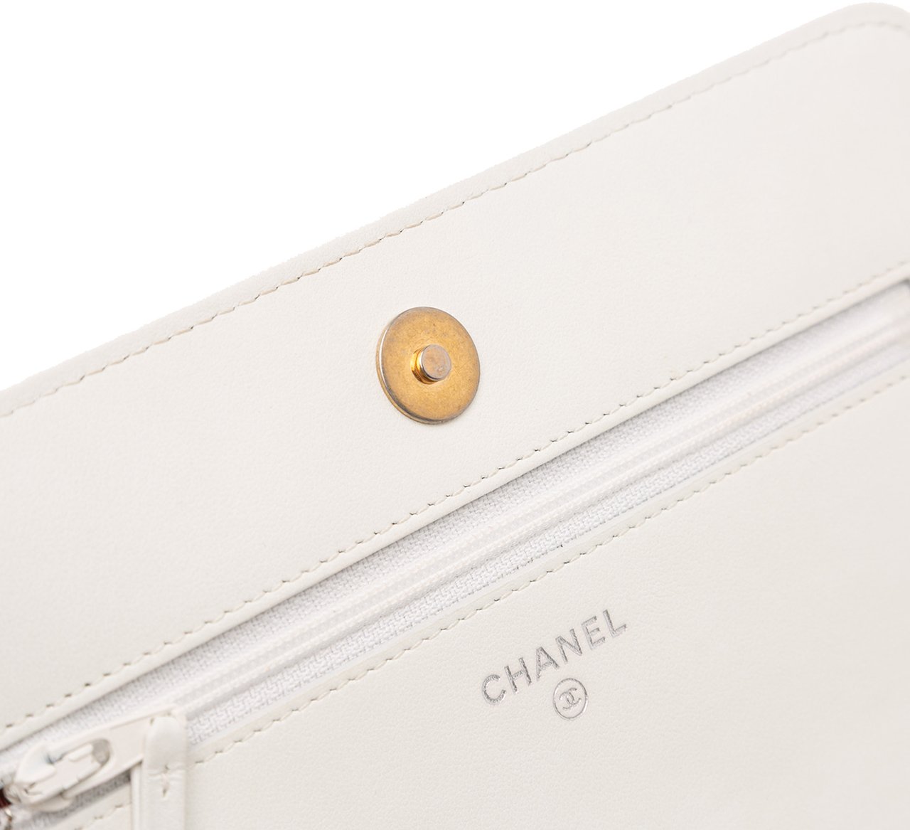 Chanel Quilted Aged Calfskin Gabrielle Wallet On Chain Wit