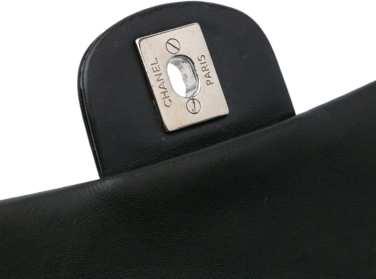 Chanel Mini Square Classic Patent Single Flap Zwart