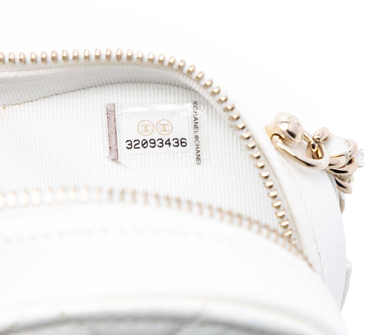 Chanel Mini Lambskin CC in Love Heart Crossbody Wit