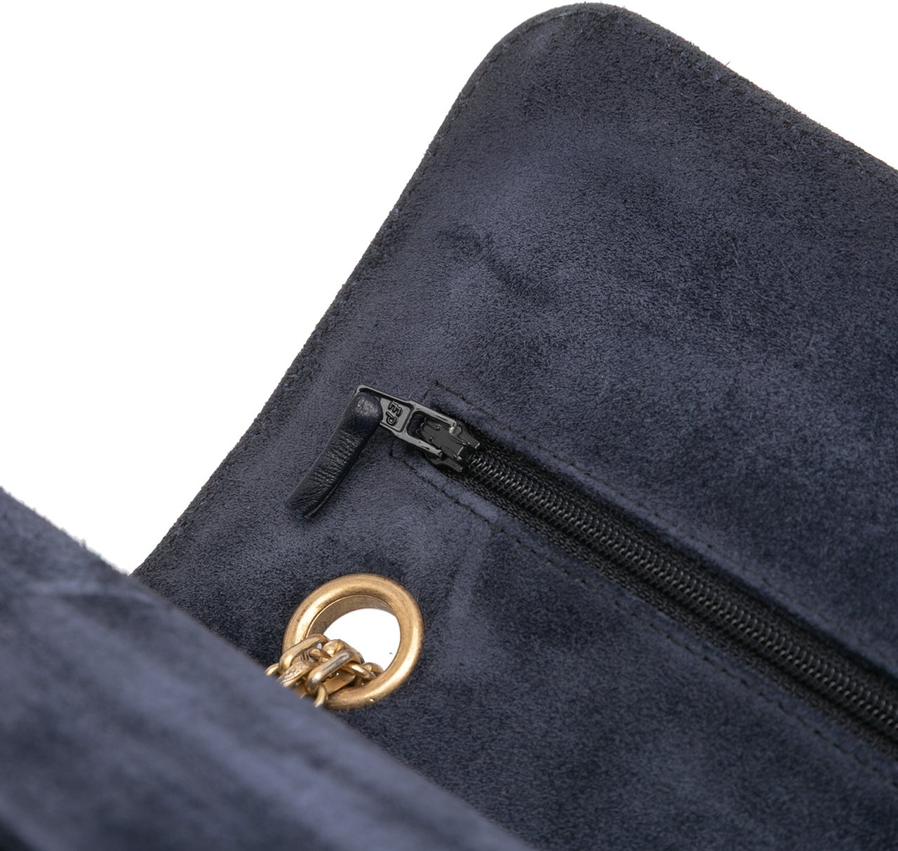 Chanel Reissue 2.55 Quilted Suede Double Flap 225 Blauw