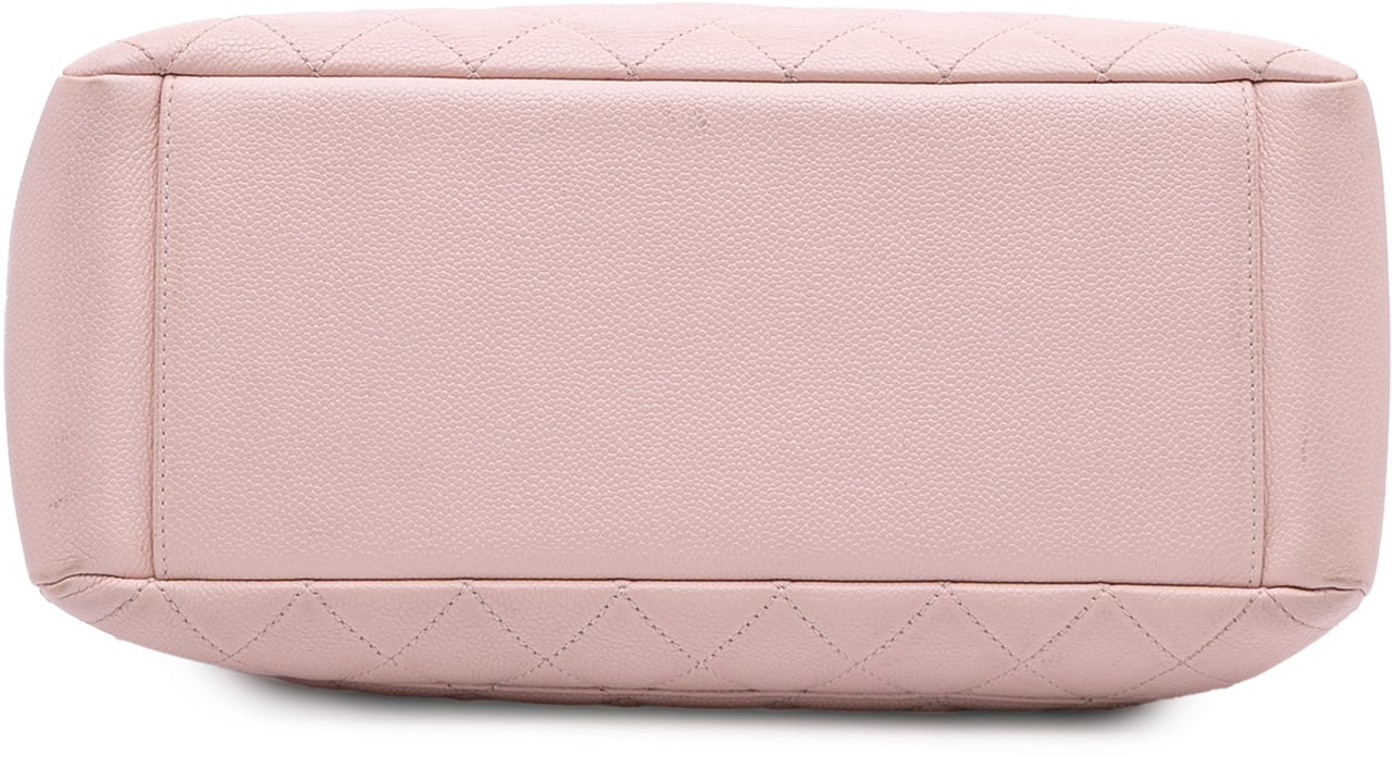 Chanel Caviar Grand Shopping Tote Roze
