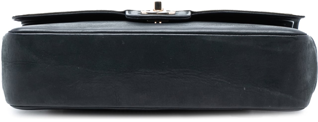 Chanel Medium Classic Bicolor Caviar Double Flap Zilver