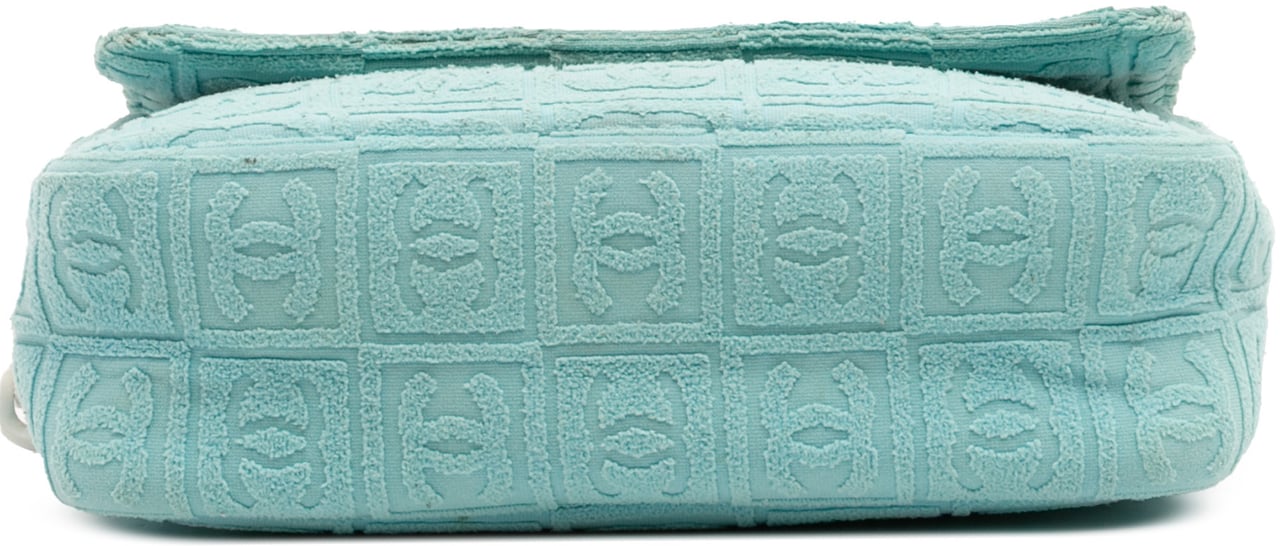 Chanel Terry Cloth Sport Line Flap Blauw