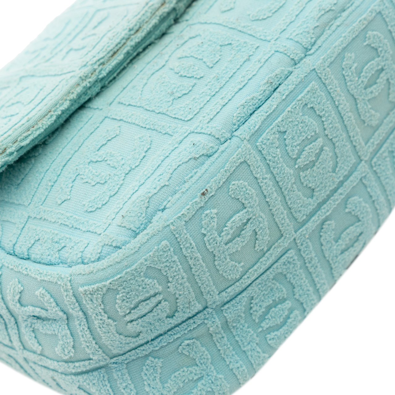Chanel Terry Cloth Sport Line Flap Blauw