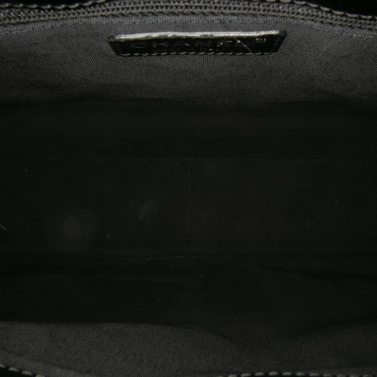 Chanel Patent Grand Shopping Tote Zwart