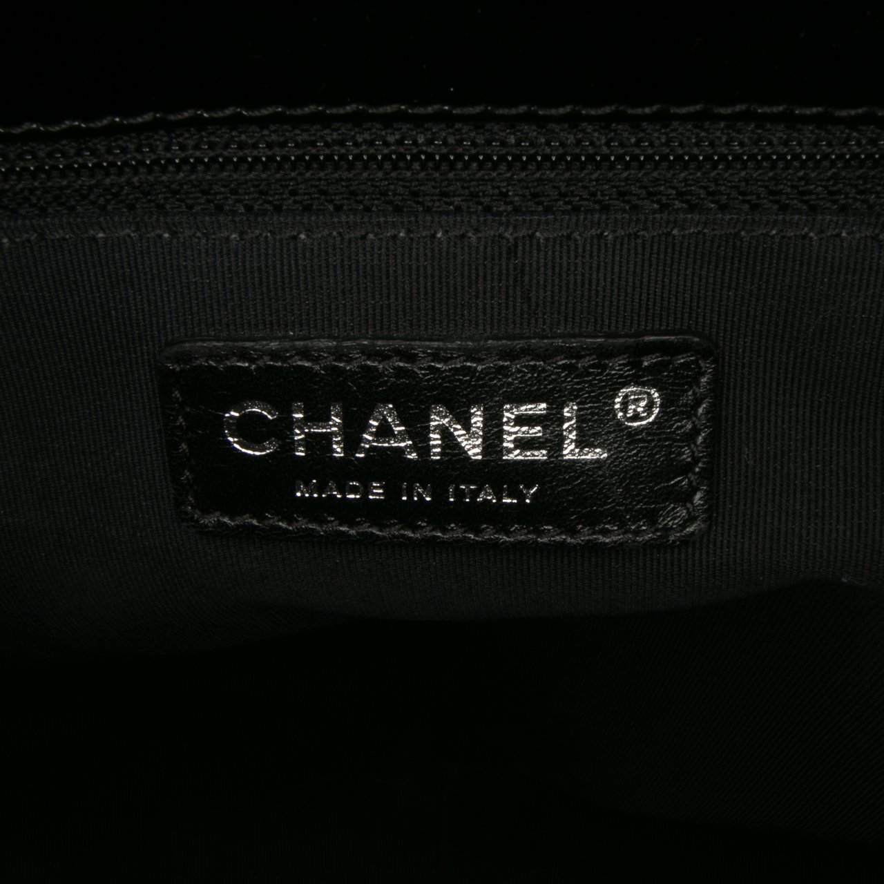 Chanel Patent Grand Shopping Tote Zwart