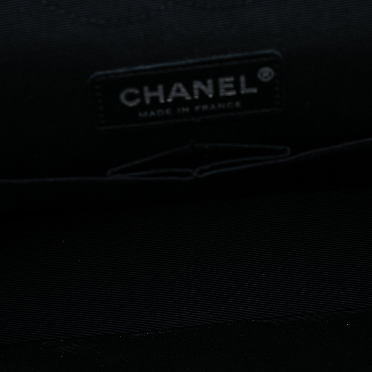 Chanel Medium Classic Sequined Tweed Double Flap Zwart