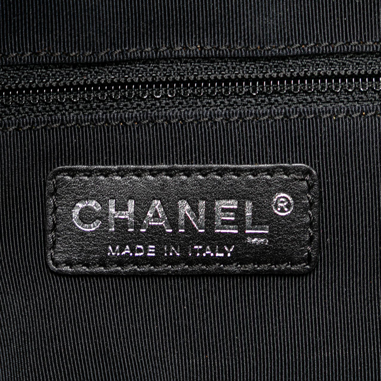 Chanel Coated Canvas Unlimited Clutch Zilver