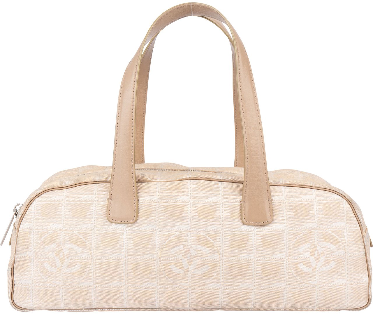 Chanel Chanel Travel Line Monogram Handbag Beige