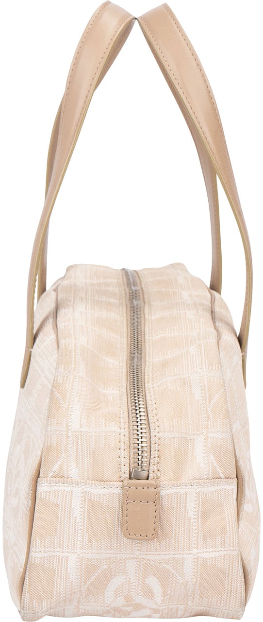 Chanel Chanel Travel Line Monogram Handbag Beige