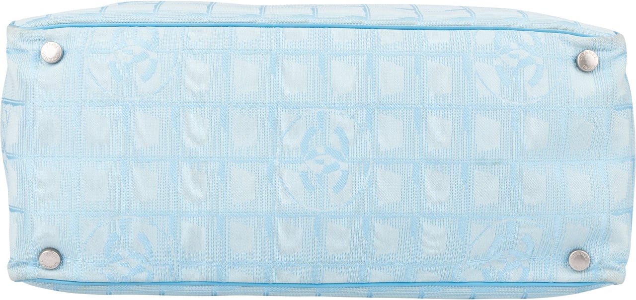 Chanel Chanel Travel Line Monogram Handbag Blauw