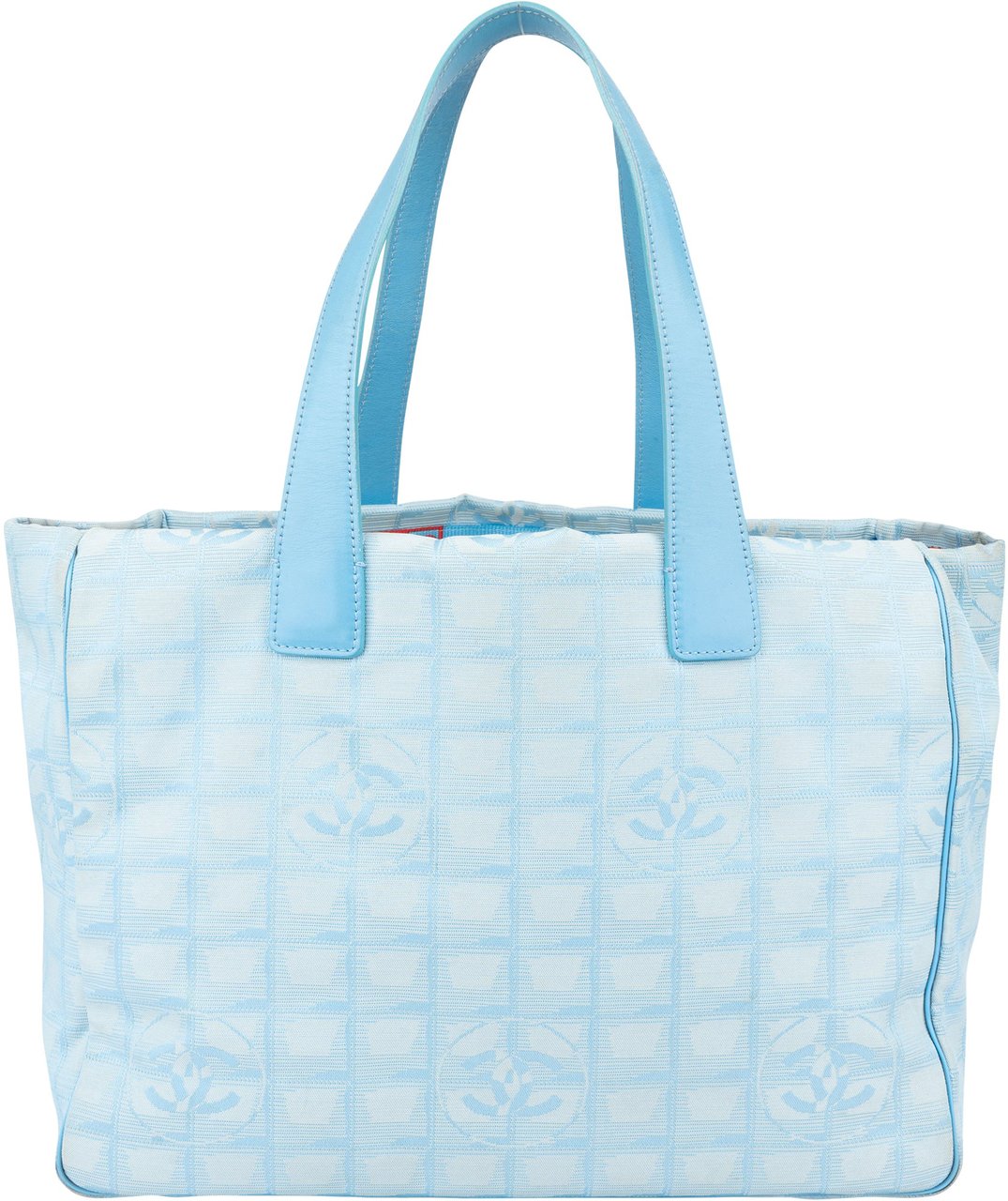 Chanel Chanel Travel Line Monogram Handbag Blauw