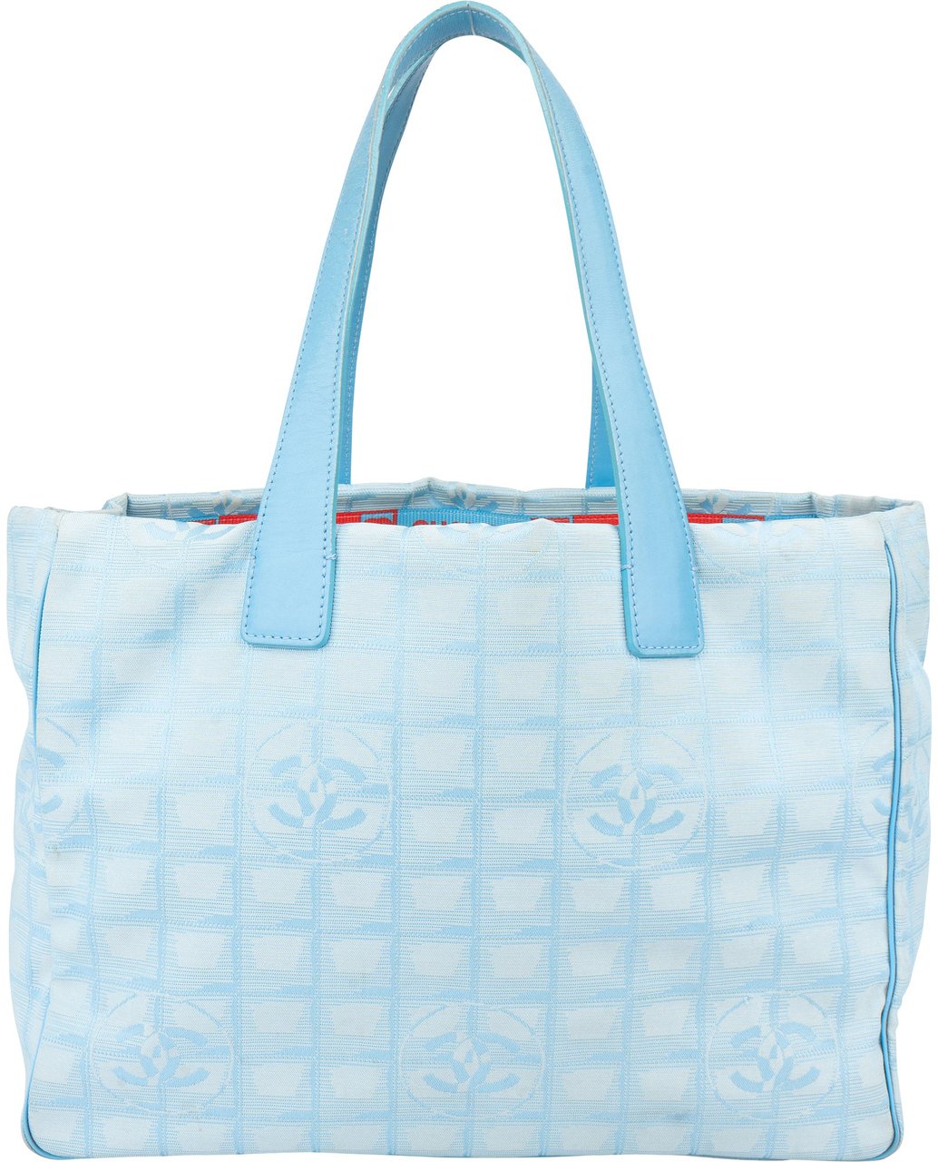 Chanel Chanel Travel Line Monogram Handbag Blauw