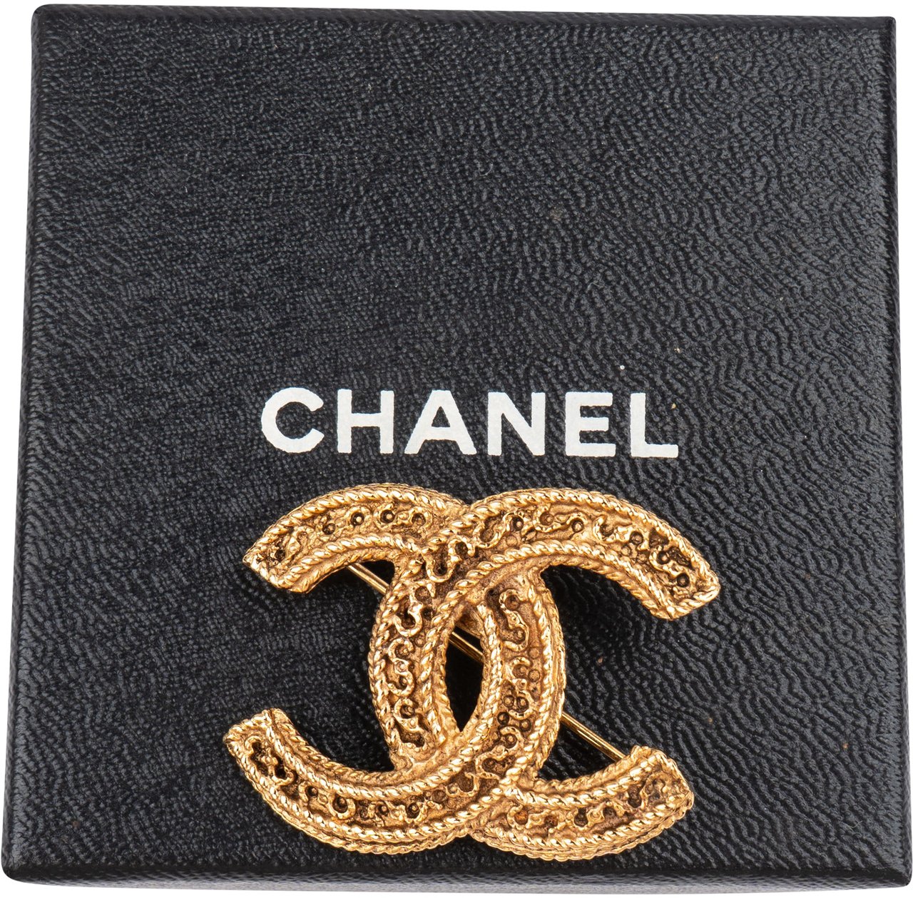 Chanel Chanel Golden CC Ornament Brooch Oranje