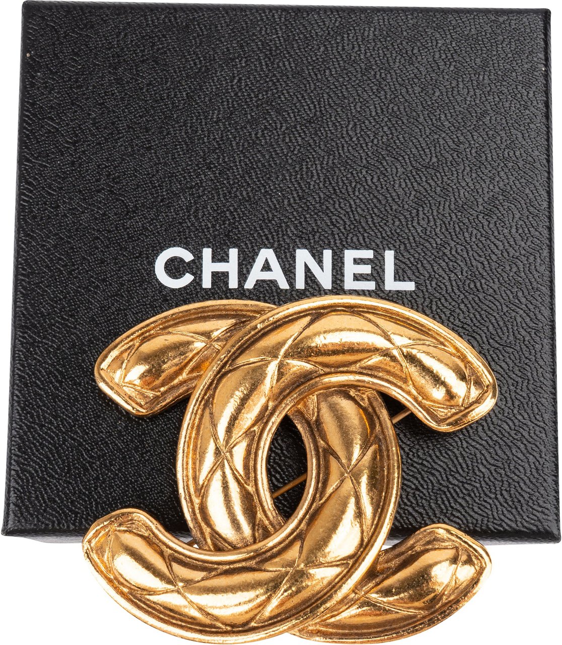 Chanel Chanel Golden Matelasse CC Brooch Divers